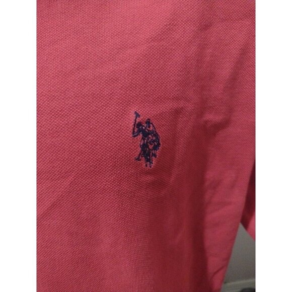 NWT New Authentic U.S. Polo ASSN. Red Polo Shirt Men's XL Short Sleeve Cotton - Picture 5 of 9